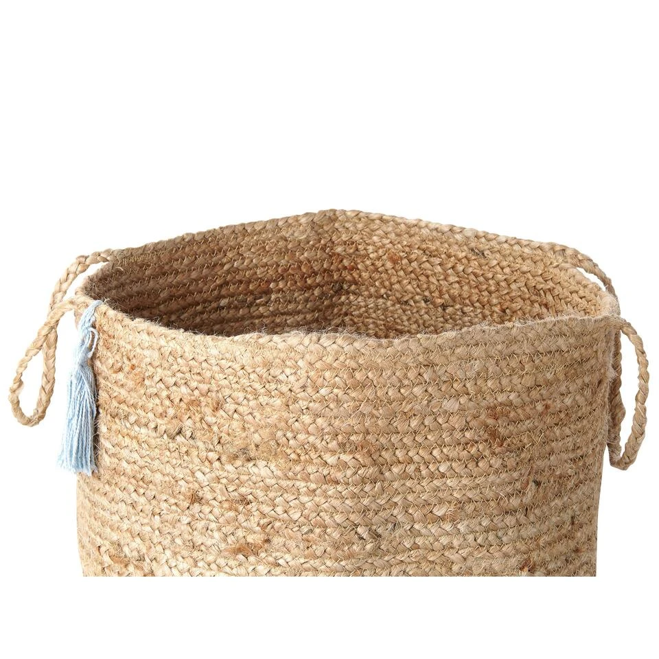 Beliani Mand GAJAR - Beige Jute 4 Beliani Mand GAJAR - Beige Jute - Afbeelding 4