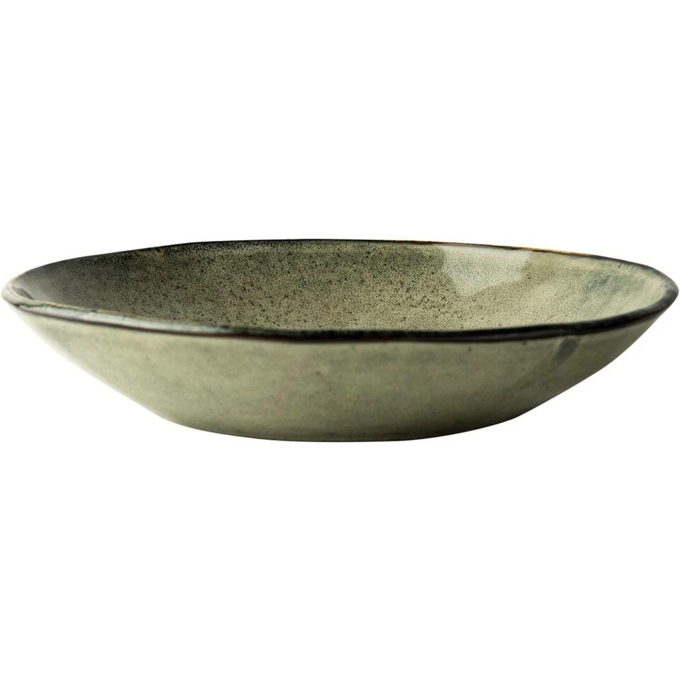 Dutch Rose Bord Diep 23,5 Cm Groen 2 Dutch Rose Bord Diep 23,5 Cm Groen - Afbeelding 2