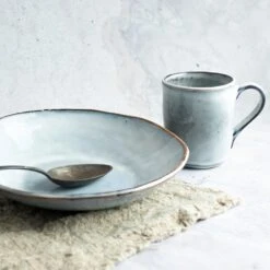 Dutch Rose Bord Diep 23,5 Blauw -Woninginrichting Winkel 1000086754 0103