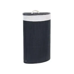 Beliani Mand MATARA - Zwart Bamboehout -Woninginrichting Winkel 1000087132 0103