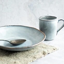 Dutch Rose Giftset 4 Bekers Blauw 39 Cl. -Woninginrichting Winkel 1000087495 0103