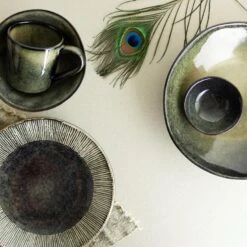 Dutch Rose Giftset 4 Kommen 14 Cm Groen -Woninginrichting Winkel 1000087950 0103