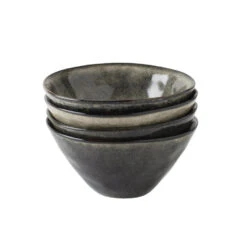 Dutch Rose Giftset 4 Kommen 14 Cm Groen