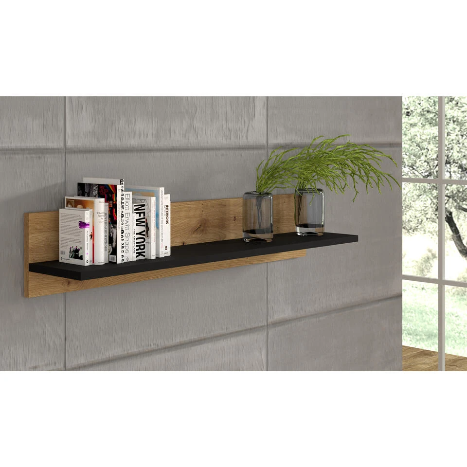 Wandplank Nuka 19x100x20 Multikleur 3 Wandplank Nuka 19x100x20 Multikleur - Afbeelding 3