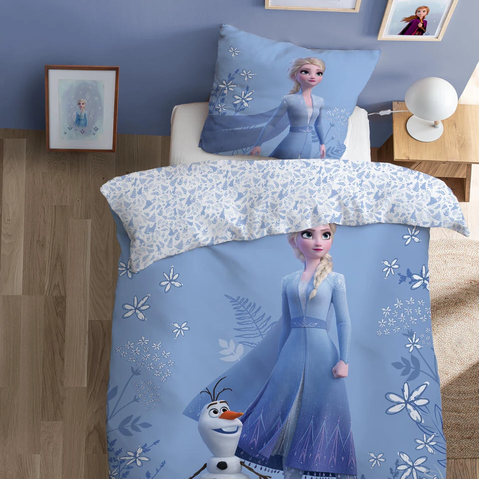 Disney Frozen Dekbedovertrek Magical Season - 140 X 200 Cm - Katoen 4 Disney Frozen Dekbedovertrek Magical Season - 140 X 200 Cm - Katoen - Afbeelding 4