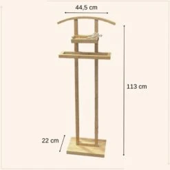 MISOU Dressboy Kledingstandaard Kledinghouder Bamboe Hout 44.8x22.2x114.2 Cm 6 MISOU Dressboy Kledingstandaard Kledinghouder Bamboe Hout 44.8x22.2x114.2 Cm -Woninginrichting Winkel 1000091980 0110