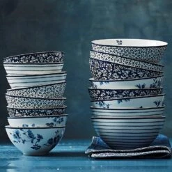 Laura Ashley Giftset 4 Kommen 16 Cm Candy Stripe -Woninginrichting Winkel 1000093049 0103