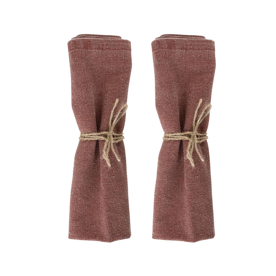 Laura Ashley Set 2 Servetten Daniela Oxblood Uni 1 Laura Ashley Set 2 Servetten Daniela Oxblood Uni