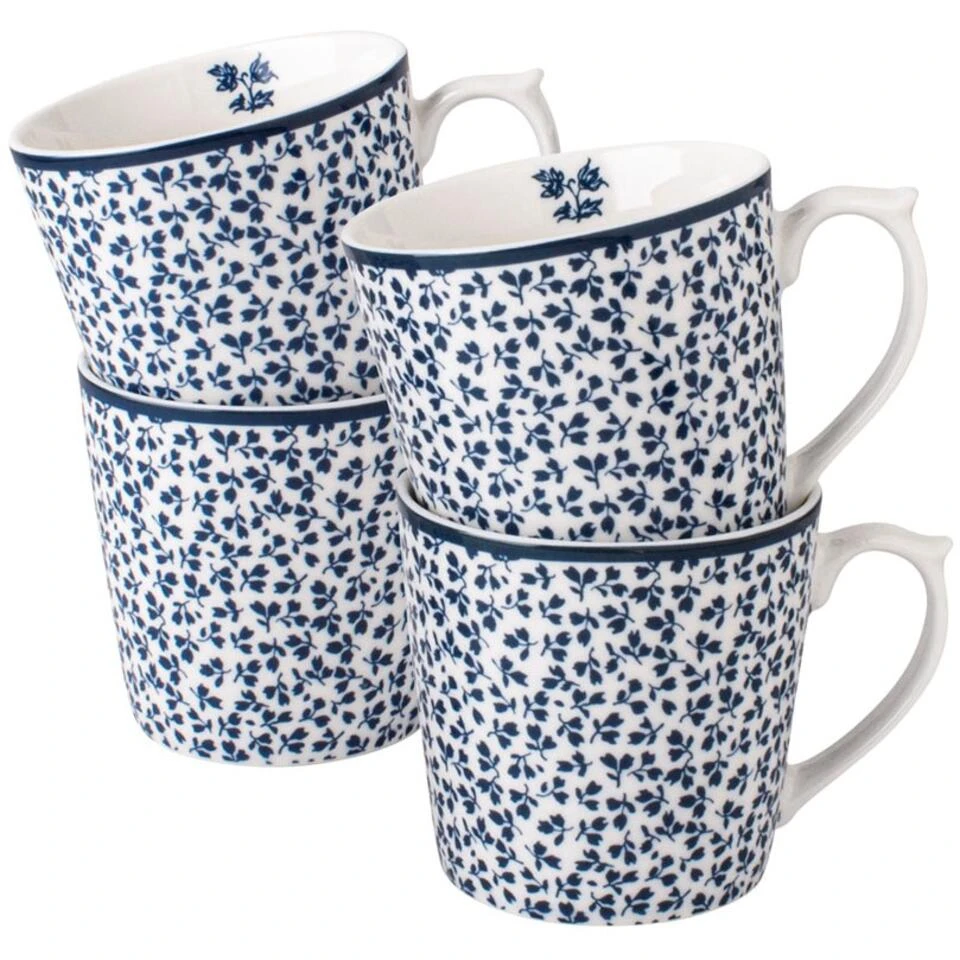 Laura Ashley Giftset 4 Bekers Floris 32 Cl. 2 Laura Ashley Giftset 4 Bekers Floris 32 Cl. - Afbeelding 2