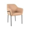 LABEL51 - Eetkamerstoel Dexter - Beige - Teddy - 66x62x85 Cm