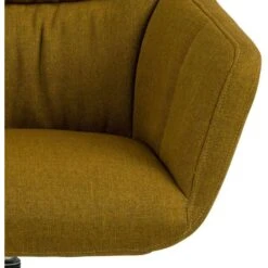 Sohome Draaifauteuil Leopold - Met Voetenbank - Geel -Woninginrichting Winkel 1000094491 0103
