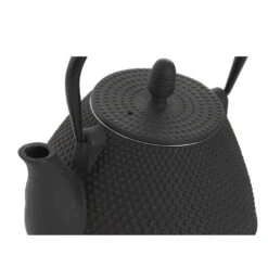 Items Kitchen Theepot Oriental - Gietijzer - 1000 Ml - Mat Zwart -Woninginrichting Winkel 1000095083 0102