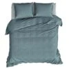 Satin D'Or Dekbedovertrek Streep Smoke Blue-Lits-jumeaux (240 X 200/220 Cm)