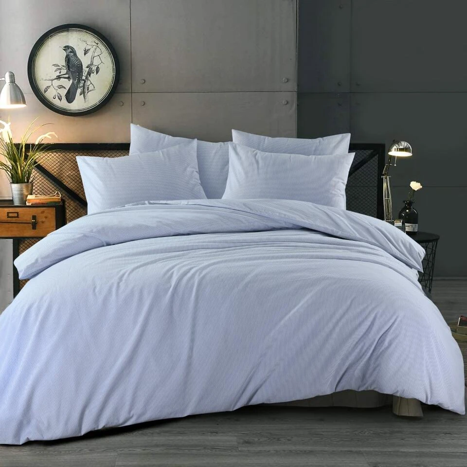 Day Dream Dorien - Dekbedovertrek - Eenpersoons - 140x200/220 Cm - Blauw 2 Day Dream Dorien - Dekbedovertrek - Eenpersoons - 140x200/220 Cm - Blauw - Afbeelding 2