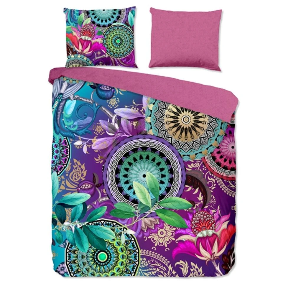 HIP Dekbedovertrek "Axelle" - Multi - (240x220 Cm) 1 HIP Dekbedovertrek "Axelle" - Multi - (240x220 Cm)