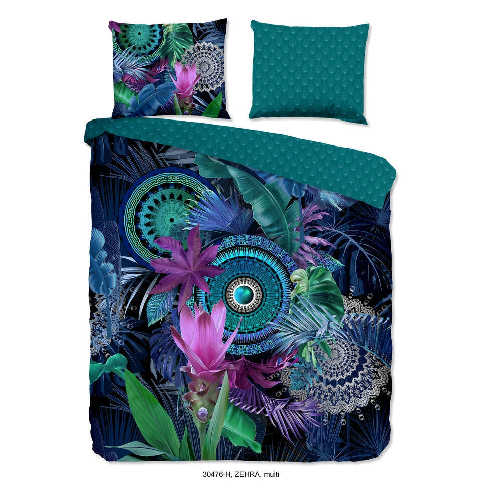 HIP Dekbedovertrek "Zehra" - Multi - (140x220 Cm) 1 HIP Dekbedovertrek "Zehra" - Multi - (140x220 Cm)