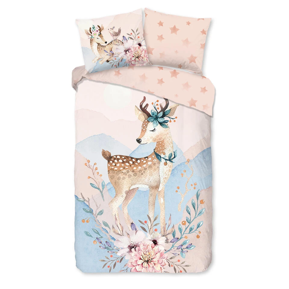 Good Morning Dekbedovertrek "Josy" - Multi - (140x220 Cm) 1 Good Morning Dekbedovertrek "Josy" - Multi - (140x220 Cm)