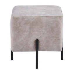 DS4U® Jorg Hocker 36x36x38cm - Stof - Wit