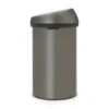 Brabantia Touch Bin Afvalemmer 60 Liter Platinum