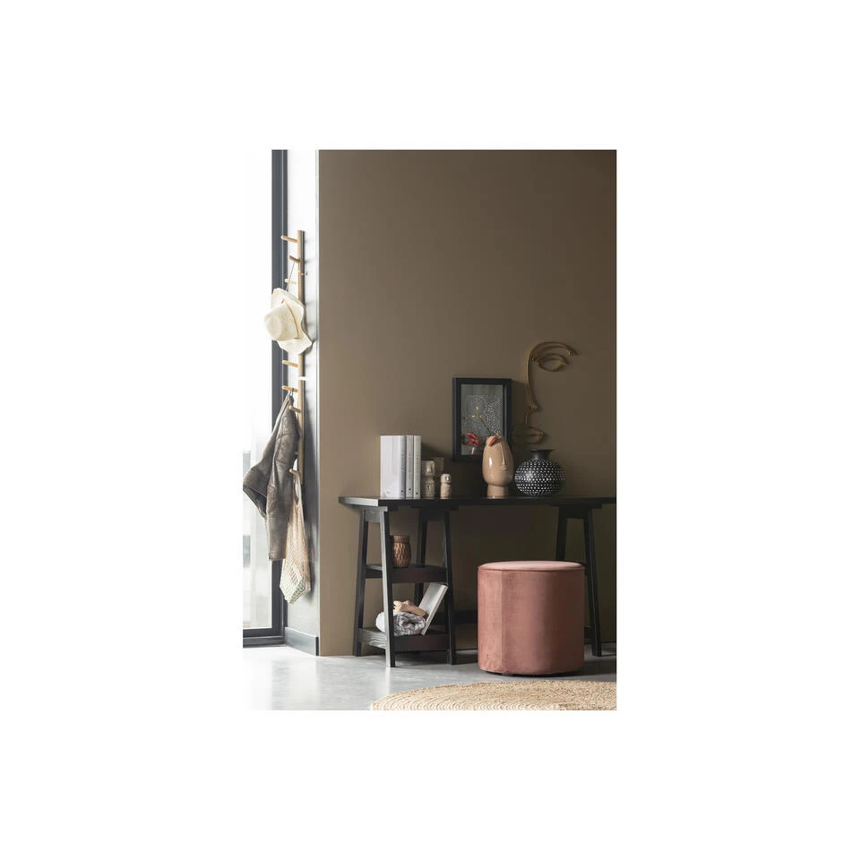 WOOOD Kapstok 5 Haaks Marit - Hout - Naturel - Set Van 3 2 WOOOD Kapstok 5 Haaks Marit - Hout - Naturel - Set Van 3 - Afbeelding 2