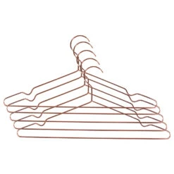QUVIO Kledinghanger Set Van 40 - Metaal - Koperkleur -Woninginrichting Winkel 1000099309 0102
