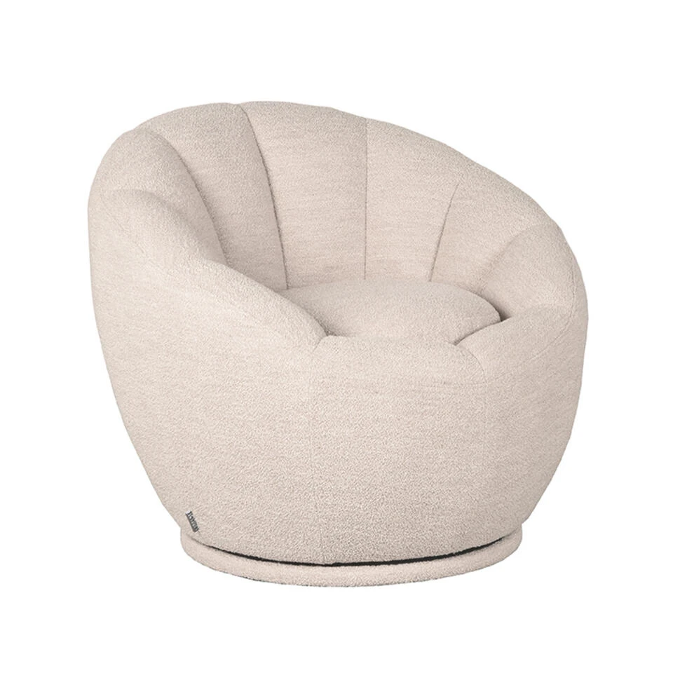 LABEL51 Fauteuil Crown - Naturel - Boucle 1 LABEL51 Fauteuil Crown - Naturel - Boucle