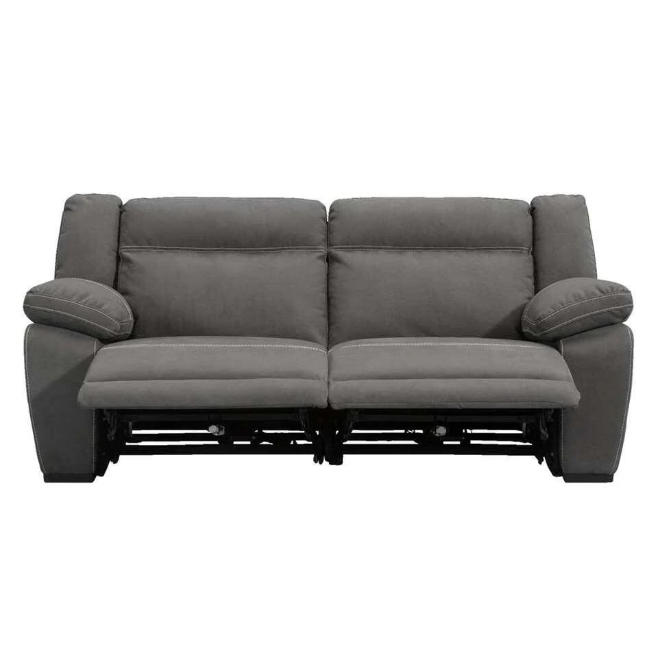 Bank Dean Elektrisch Verstelbaar 3-zits - Antraciet 2 Bank Dean Elektrisch Verstelbaar 3-zits - Antraciet - Afbeelding 2