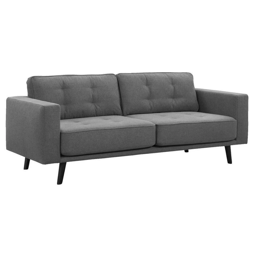 Bank Charly 3-zits - Grijs 2 Bank Charly 3-zits - Grijs - Afbeelding 2