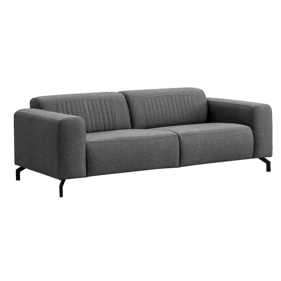 Bank Otis 3-zits - Donkergrijs 2 Bank Otis 3-zits - Donkergrijs - Afbeelding 2