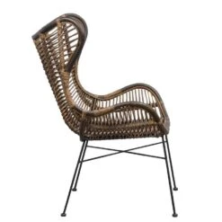 Fauteuil Jasmine - Rotan/metaal - Bruin 7 Fauteuil Jasmine - Rotan/metaal - Bruin -Woninginrichting Winkel 10207008 8000