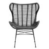 Fauteuil Jasmine - Rotan - Zwart