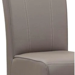 Eetkamerstoel Perry - Lederlook - Taupe -Woninginrichting Winkel 10302270 9001