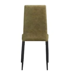 Eetkamerstoel Rowin - Stof - Olijfgroen -Woninginrichting Winkel 10302652 0900