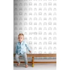ESTAhome Behang - Vintage Auto's - Zwart En Wit - 53 Cm X 10,05 M -Woninginrichting Winkel 1103745493 0102