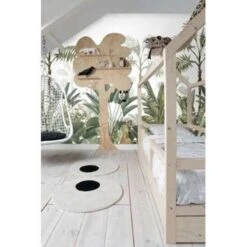 ESTAhome Fotobehang - Jungle-motief - Wit En Groen - 3 X 2.79 M -Woninginrichting Winkel 1112225765 0102