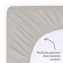 Byrklund - Hoeslaken Jersey - 180x220 Cm - Taupe -Woninginrichting Winkel 1121882631 0103