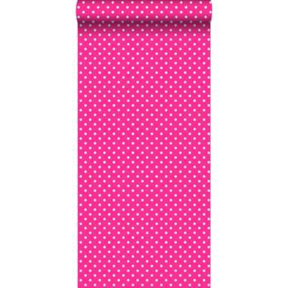 ESTAhome Behang - Kleine Stippen - Roze - 53 Cm X 10,05 M 2 ESTAhome Behang - Kleine Stippen - Roze - 53 Cm X 10,05 M - Afbeelding 2