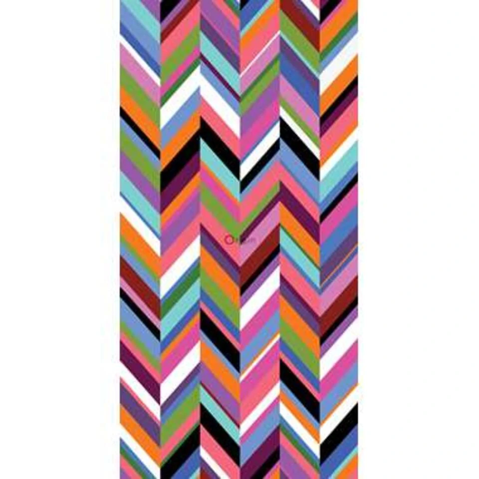 Origin Behang XXL - Zigzag Motief - Meerkleurig - 46 Cm X 8,37 M 4 Origin Behang XXL - Zigzag Motief - Meerkleurig - 46 Cm X 8,37 M - Afbeelding 4