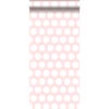 ESTAhome Behang - Kleine Stippen - Wit En Licht Roze - 53 Cm X 10.05 M