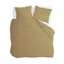 Walra - Dekbedovertrek Basic & Tough - 200x220 Cm - Honing Mosterd