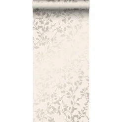 Origin Behang - Bladeren - Beige - 53 Cm X 10,05 M