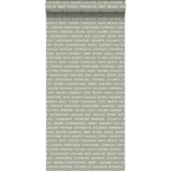 ESTAhome Behang - Strandteksten - Groen- 0.53 X 10.05 M