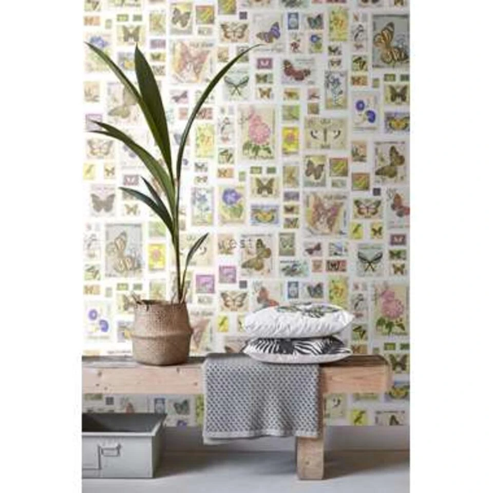 ESTAhome Behang XXL - Postzegels - Meerkleurig - 46,5 Cm X 8,37 M 4 ESTAhome Behang XXL - Postzegels - Meerkleurig - 46,5 Cm X 8,37 M - Afbeelding 4