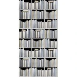 ESTAhome Behang XXL - Boekenkast - Zwart, Grijs, Beige En Wit 6 ESTAhome Behang XXL - Boekenkast - Zwart, Grijs, Beige En Wit -Woninginrichting Winkel 1276995221 0102