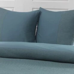 Papillon Deluxe+ Mendoza Dekbedovertrek - 200x200/220 Cm - Blauw 5 Papillon Deluxe+ Mendoza Dekbedovertrek - 200x200/220 Cm - Blauw -Woninginrichting Winkel 1300321742 0102