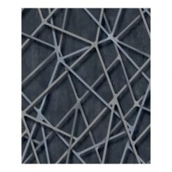 Dutch Wallcoverings - Galactik Dessin Zwart/grijs - 0,53x10,05m