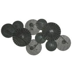 Beliani Wanddecoratie HASSIUM - Blauw Metaal -Woninginrichting Winkel 13396e9b0382403cac0e723c27f87484