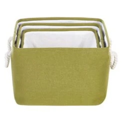 Beliani Mand DARQAB - Groen Polyester 7 Beliani Mand DARQAB - Groen Polyester -Woninginrichting Winkel 141f7be7a147449daabc0f0704946343