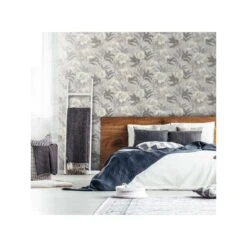 Dutch Wallcoverings - Solitär Peony Light Grey - 0,53x10,05m -Woninginrichting Winkel 1498608873 0102