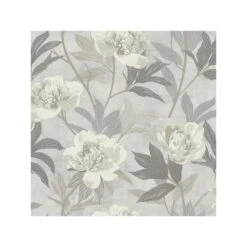 Dutch Wallcoverings - Solitär Peony Light Grey - 0,53x10,05m